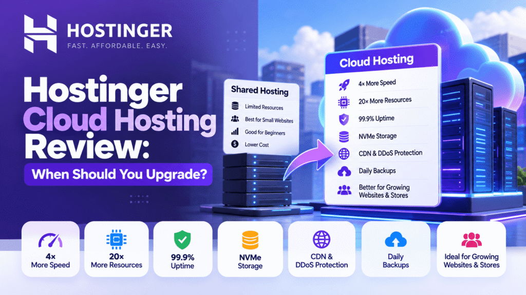Hostinger cloud hosting review and upgrade guide