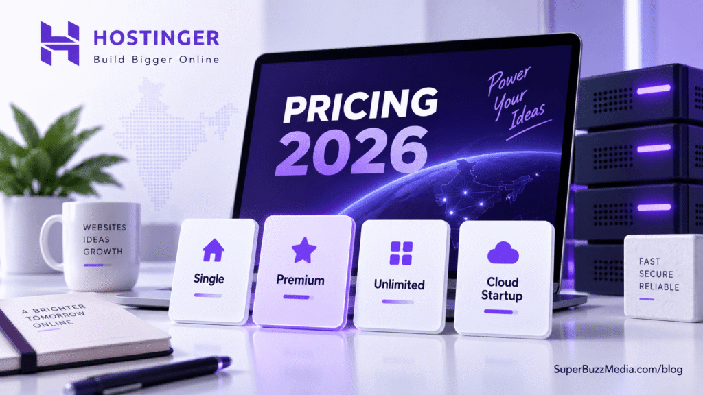 Hostinger pricing 2026 plans and hosting costs in India