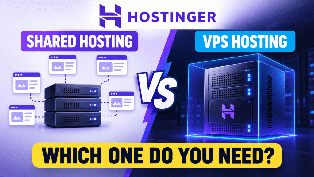 Hostinger VPS vs shared hosting