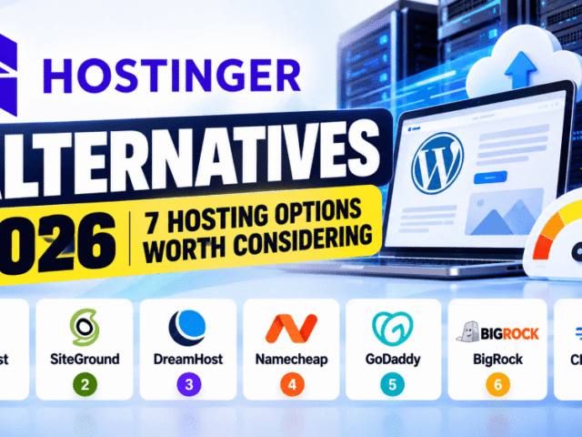 Hostinger Alternatives 2026: 7 Hosting Options Worth Considering